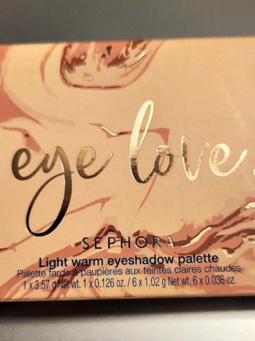 Sephora Eye Love Light Warm Eyeshadow Palette NWT